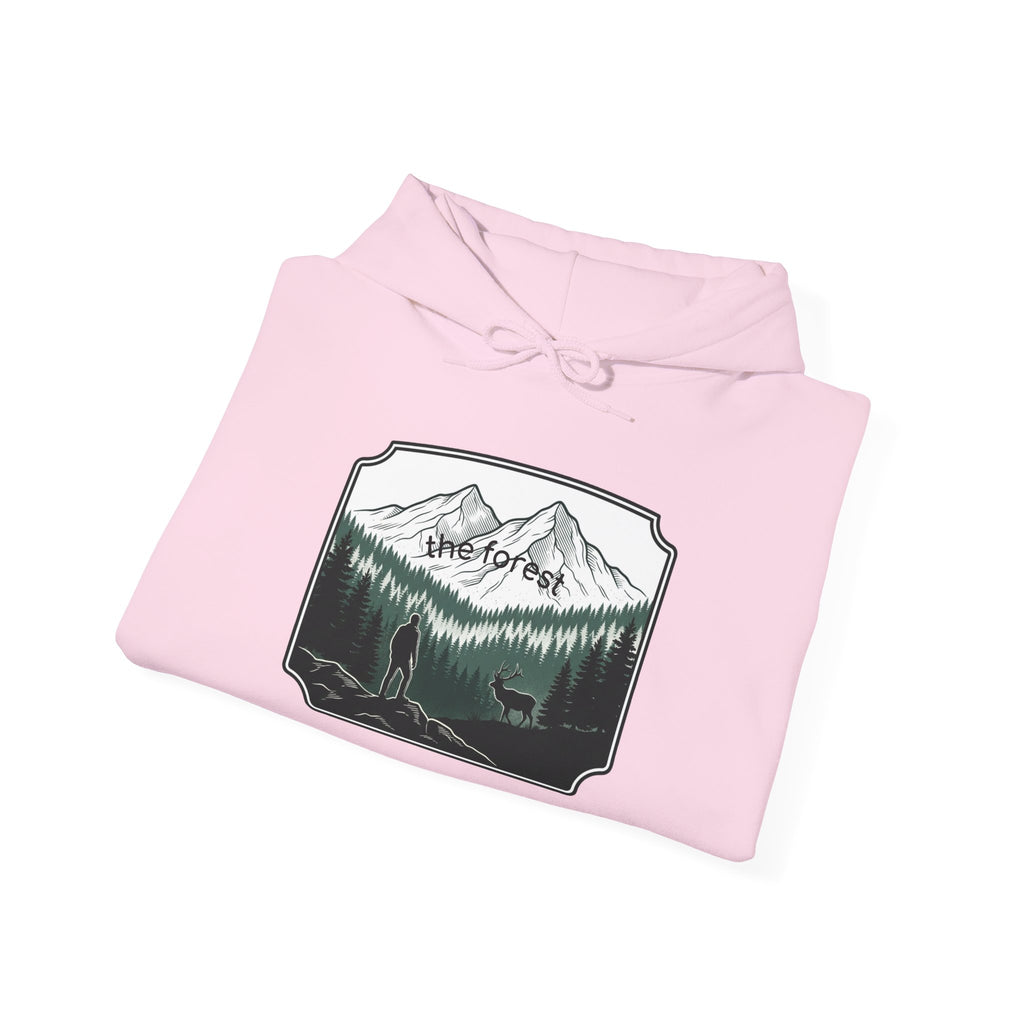 Adventure Hoodie - 'We are Forest' Mountain & Pine Woodland Graphic Hoodie