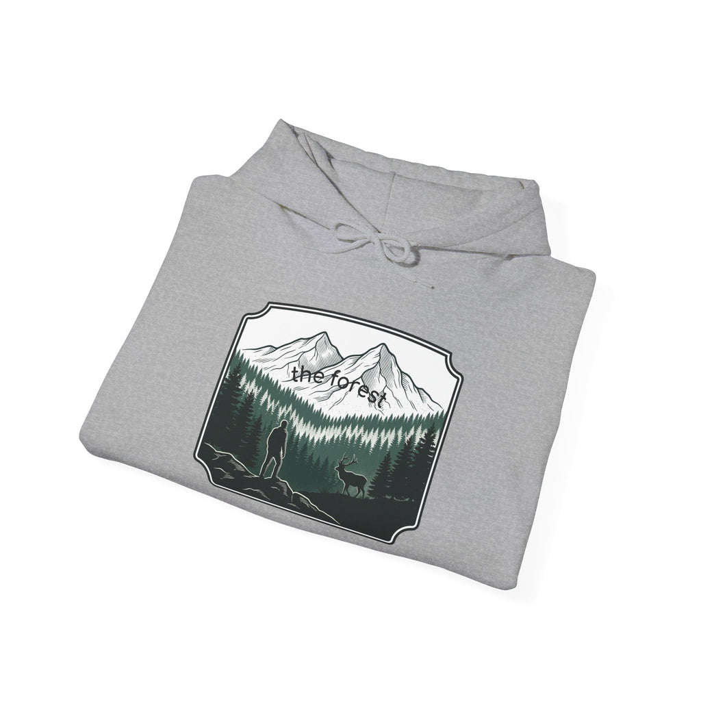 Adventure Hoodie - 'We are Forest' Mountain & Pine Woodland Graphic Hoodie