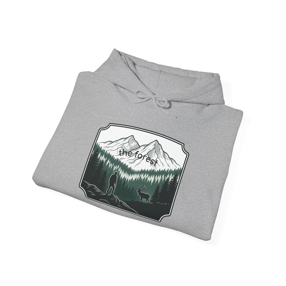 Adventure Hoodie - 'We are Forest' Mountain & Pine Woodland Graphic Hoodie