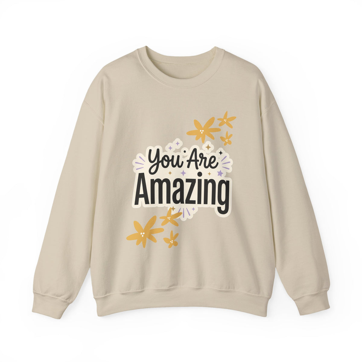 You Are Amazing Crewneck Sweatshirt — Inspirational Graphic Crewneck