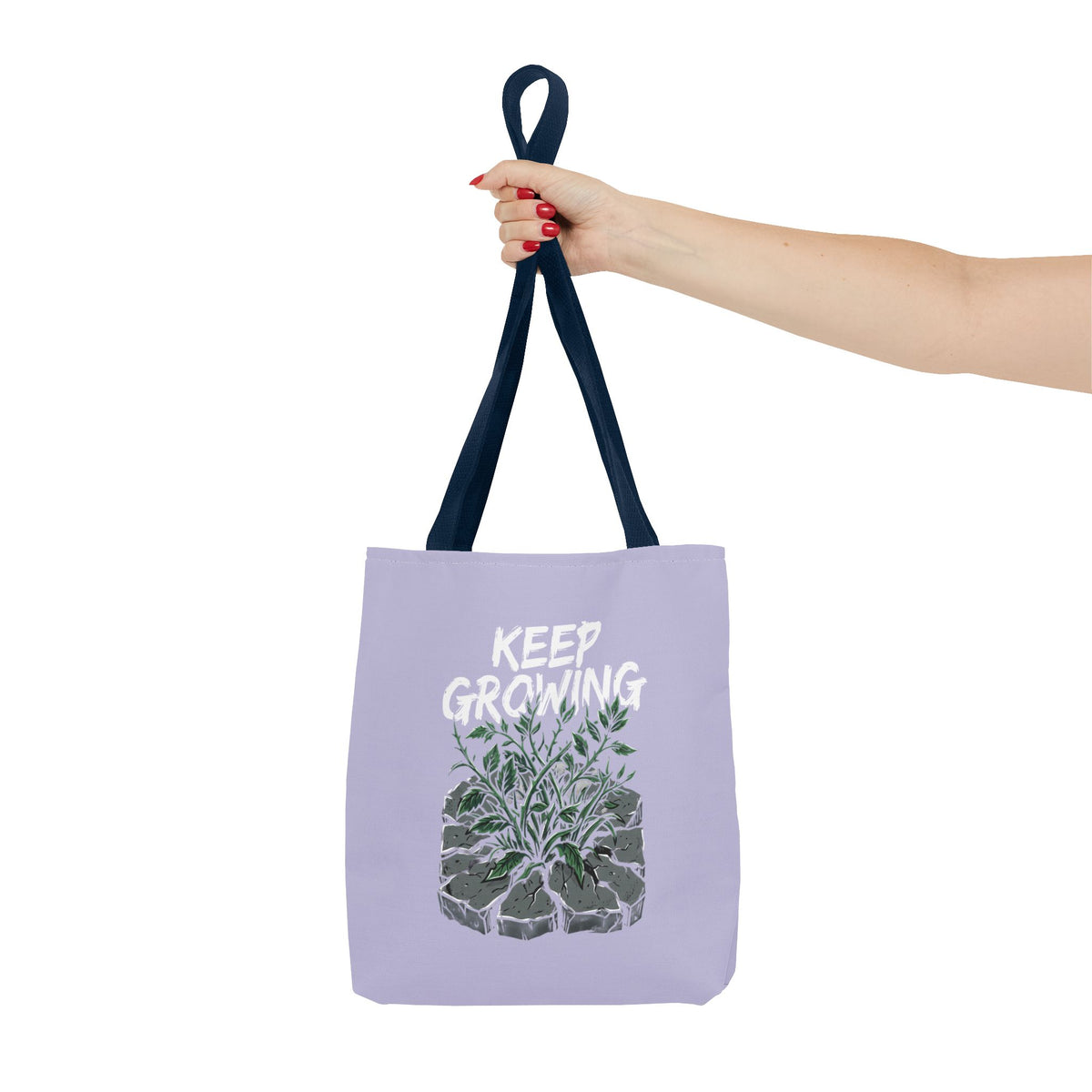 Keep Growing Tote Bag — Inspirational Plant Shopper Tote