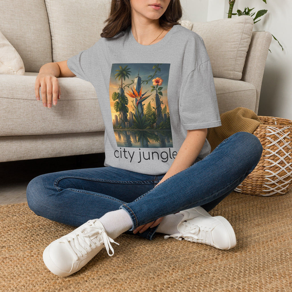City Jungle T-Shirt — Tropical Botanical Skate-Inspired Tee