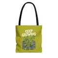 Tote Bag - Resilient Sprout Botanical Tote (Plant Growing Through Rock)