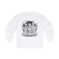 Long Sleeve Tee — "The World Awaits You" Retro Space Explorer Graphic