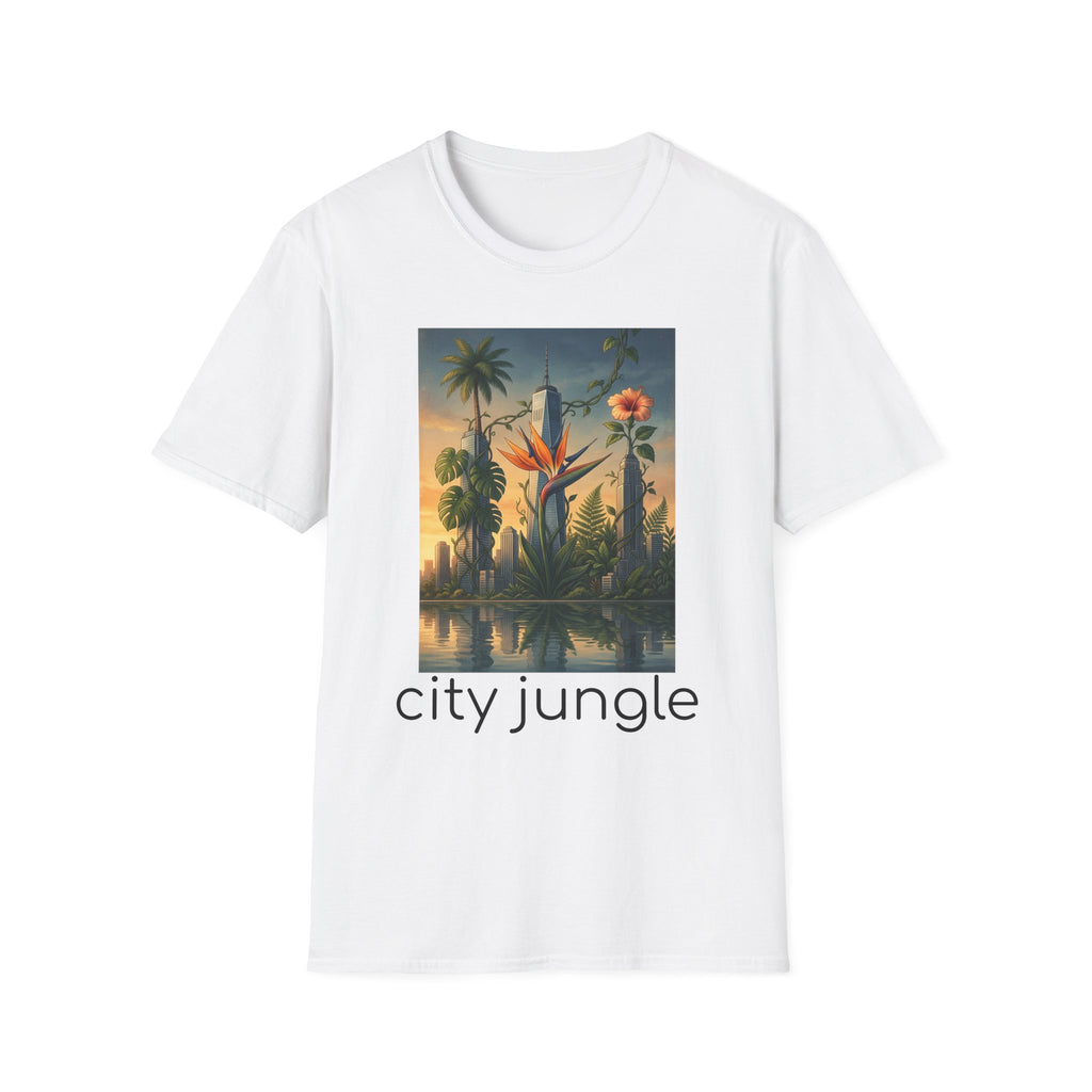City Jungle T-Shirt — Tropical Botanical Skate-Inspired Tee