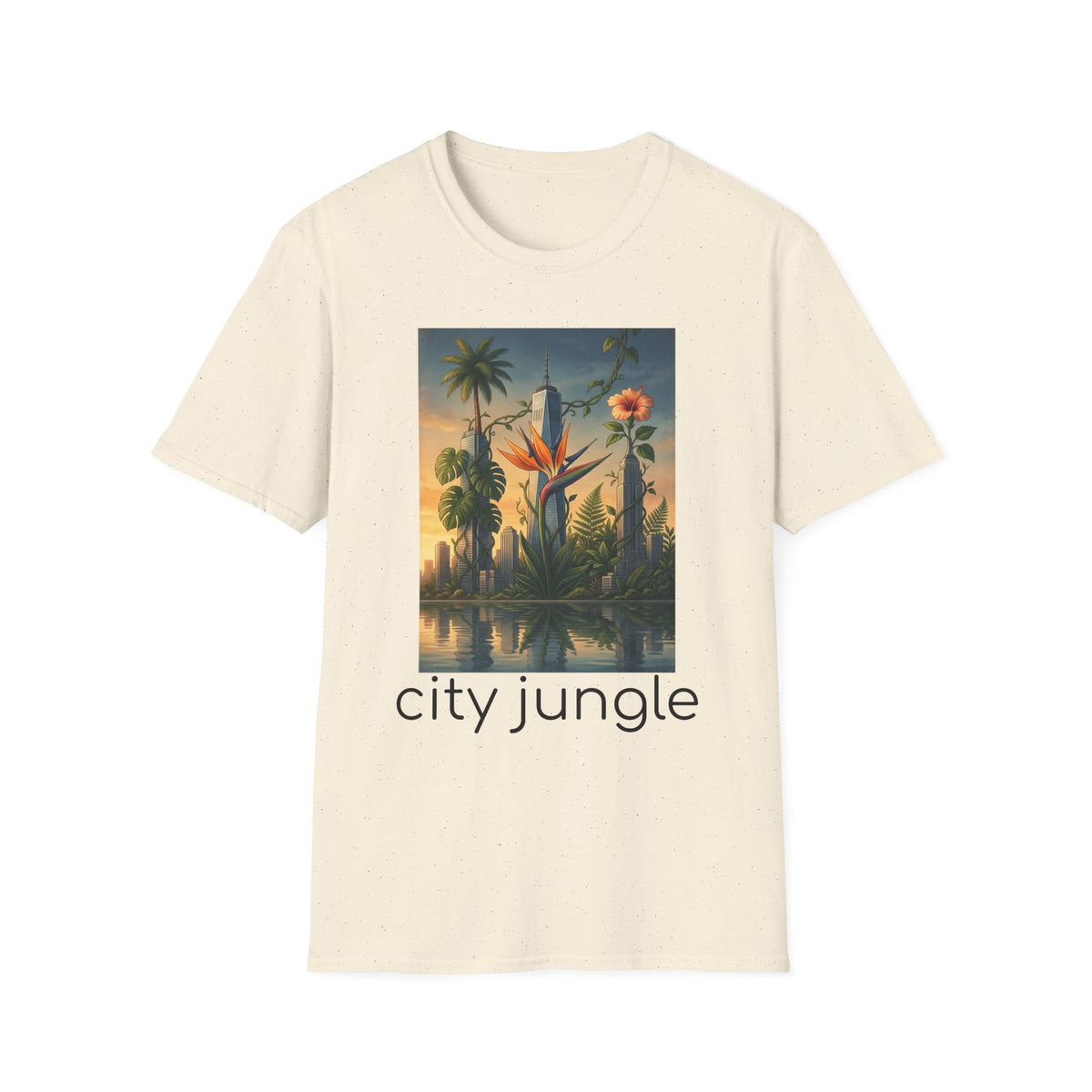 City Jungle T-Shirt — Tropical Botanical Skate-Inspired Tee
