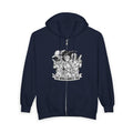 Zip Hoodie — 'The World Awaits You' Adventure Graphic