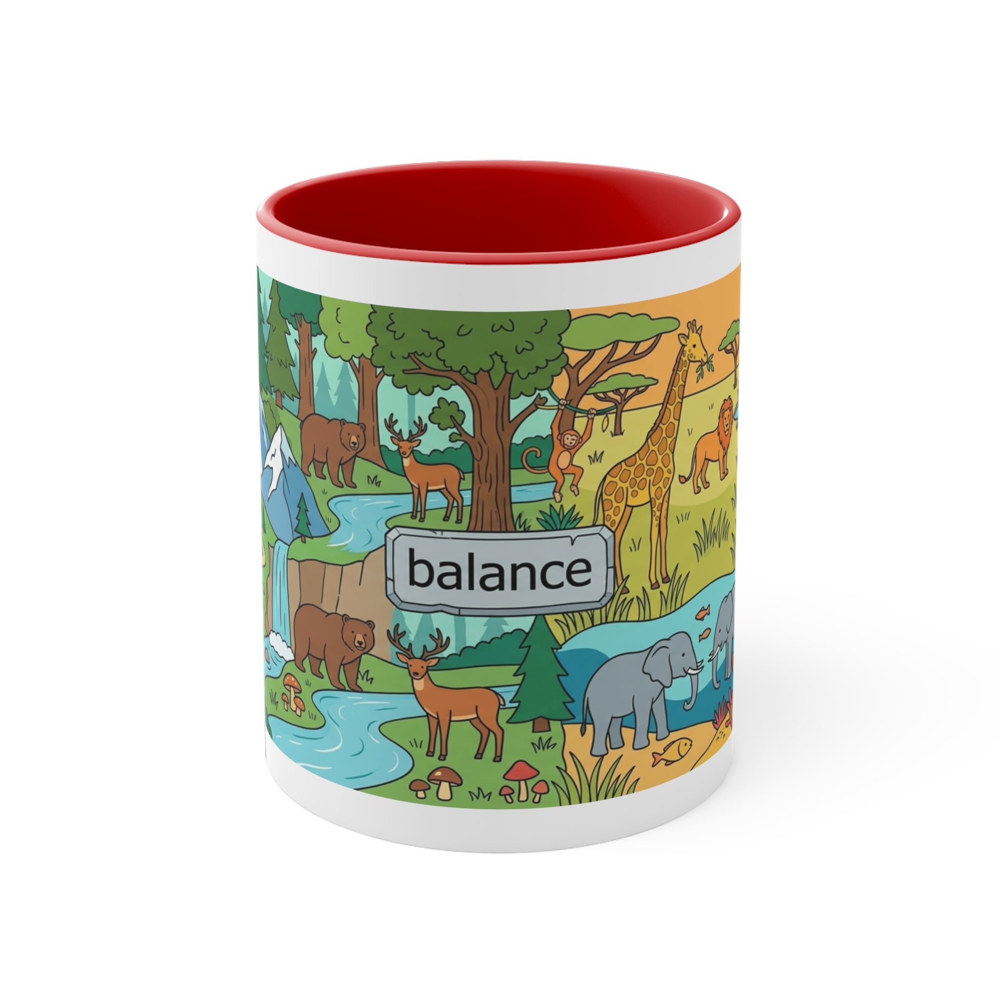 Colorful Accent Mugs, 11oz