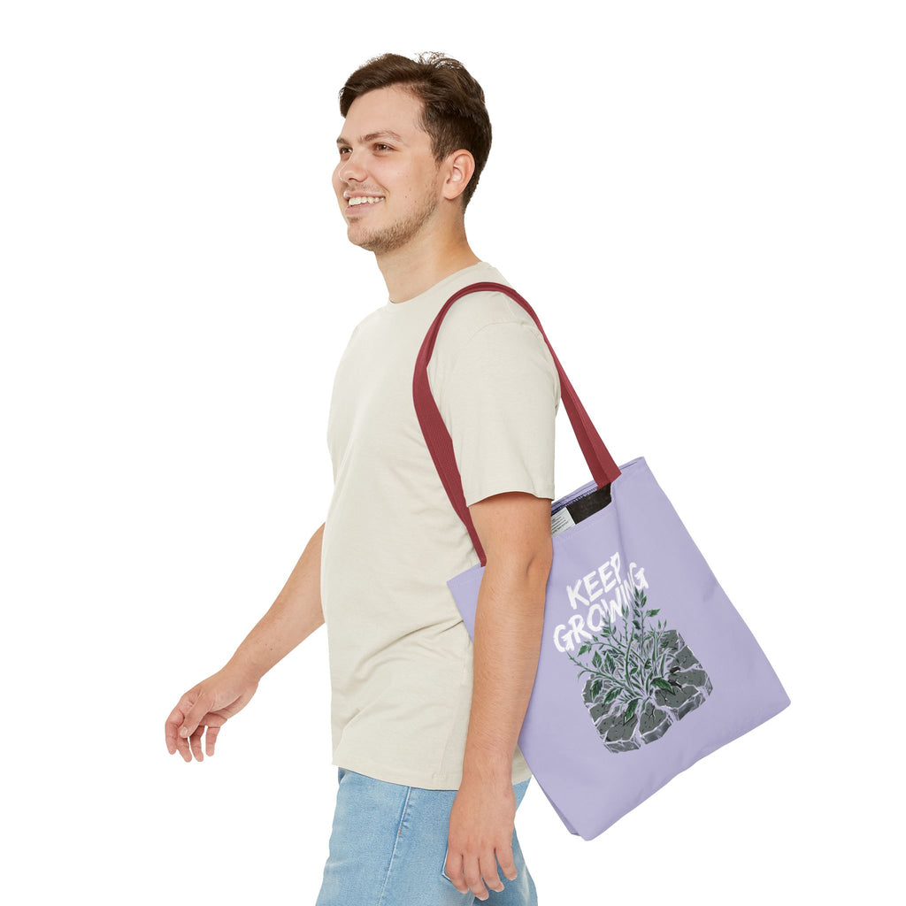Keep Growing Tote Bag — Inspirational Plant Shopper Tote
