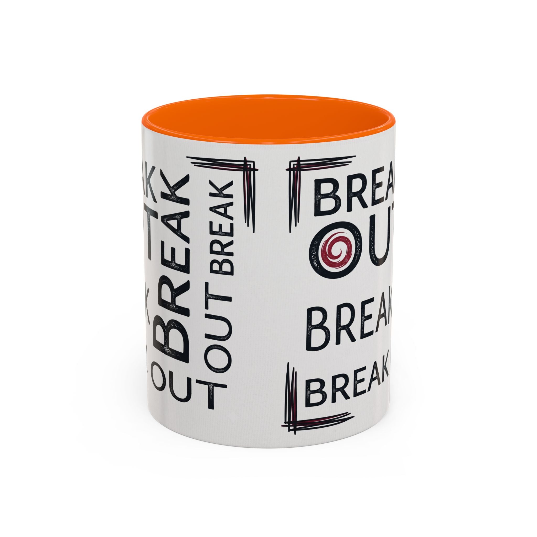 Break Out Coffee Mug — Motivational Accent Mug (11/15 oz)