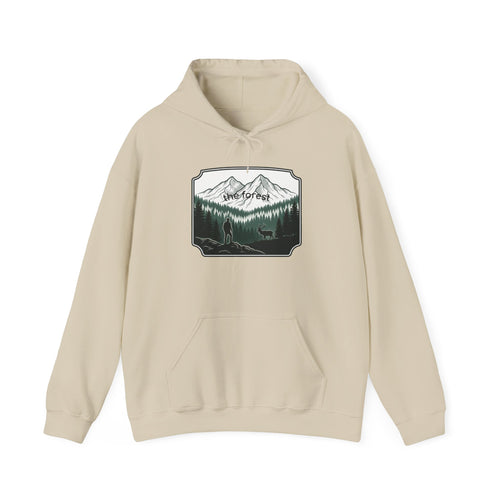 Adventure Hoodie - 'We are Forest' Mountain & Pine Woodland Graphic Hoodie