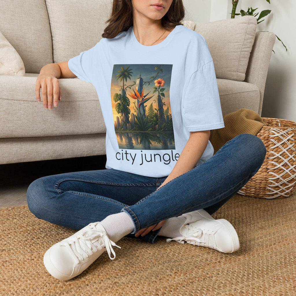 City Jungle T-Shirt — Tropical Botanical Skate-Inspired Tee