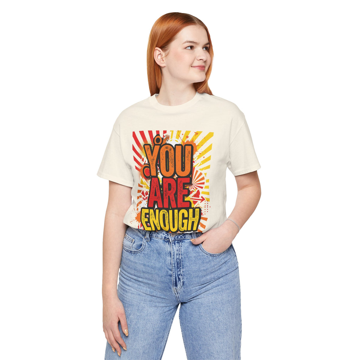 You Are Enough Graphic Tee — Positive Affirmation Shirt