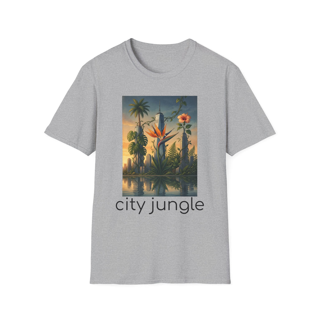 City Jungle T-Shirt — Tropical Botanical Skate-Inspired Tee