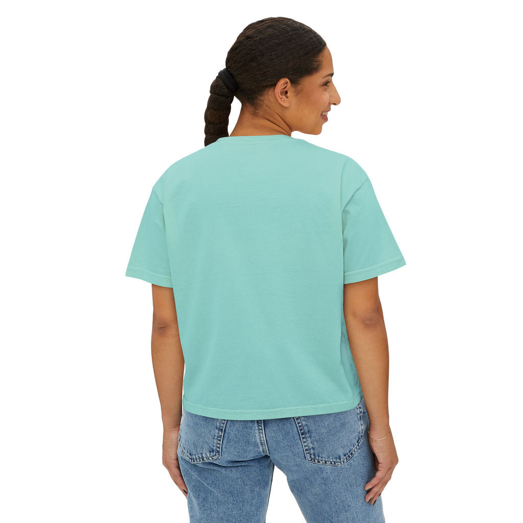 Sky Is The Limit Graphic Tee — Women's Boxy Inspirational T‑Shirt