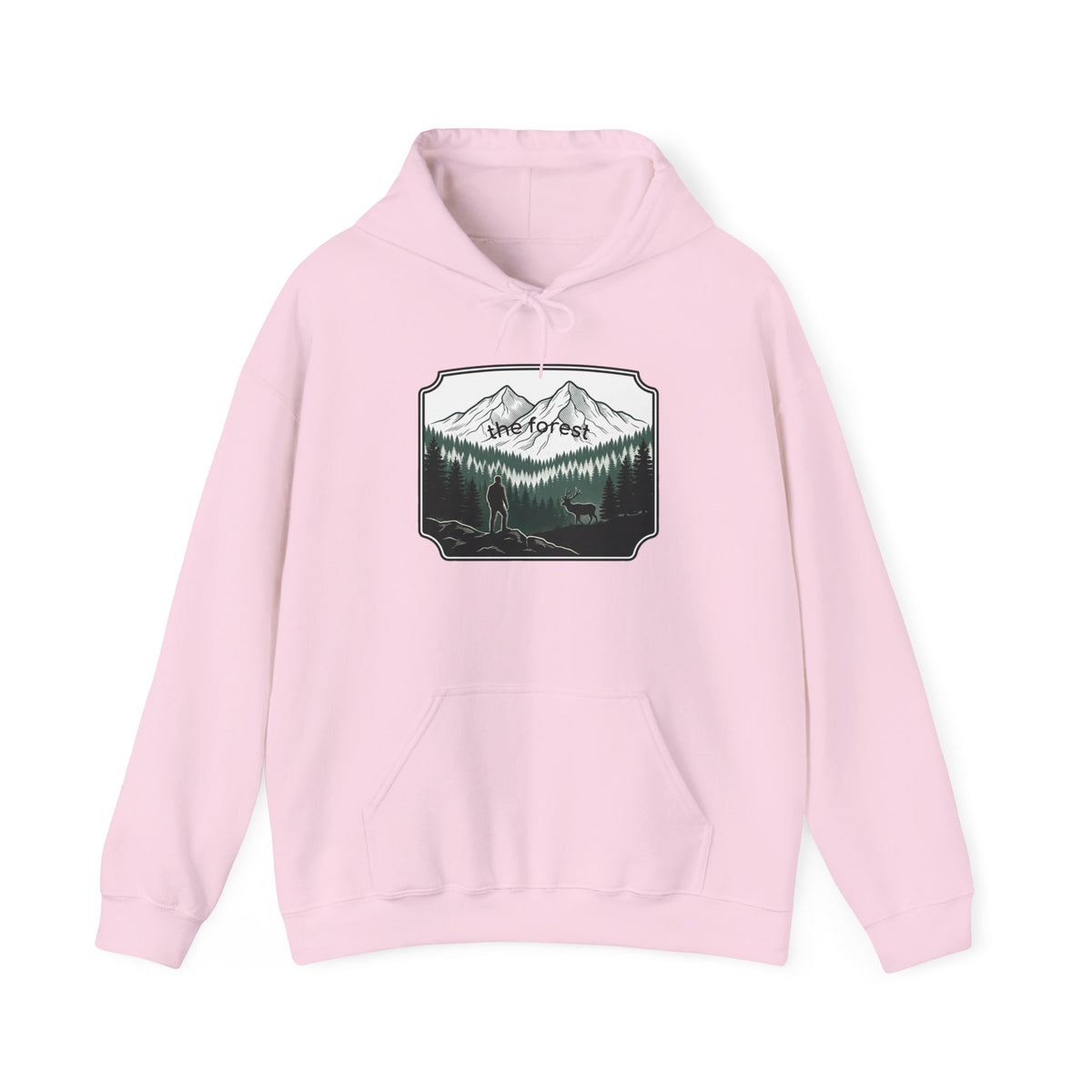 Adventure Hoodie - 'We are Forest' Mountain & Pine Woodland Graphic Hoodie