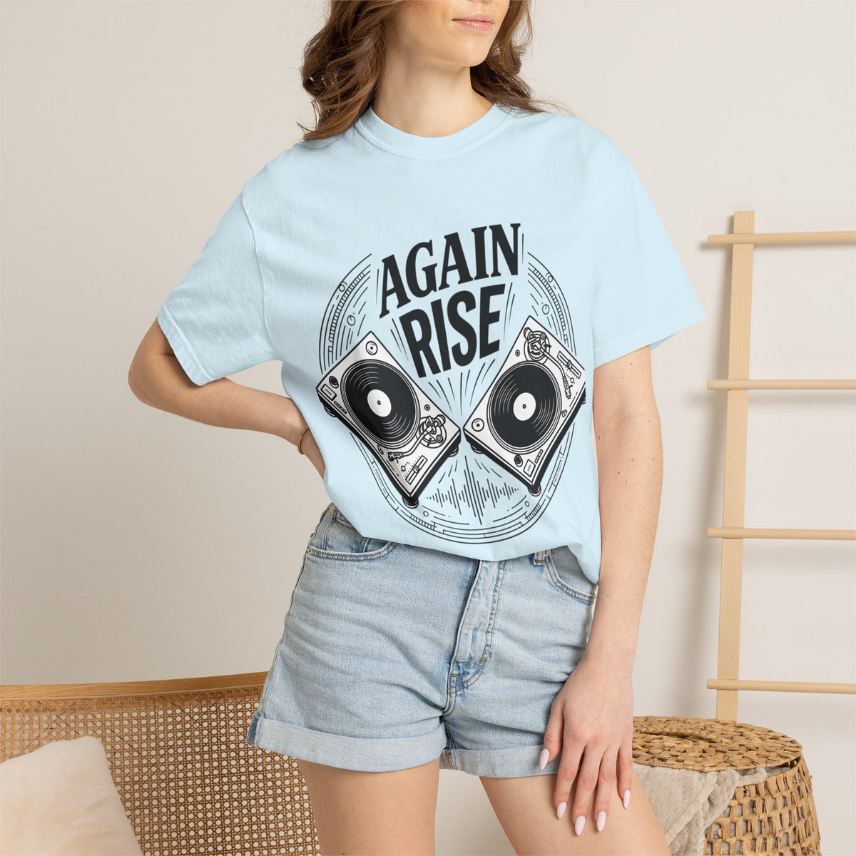 Turntable 'Rise Again' Graphic T-Shirt