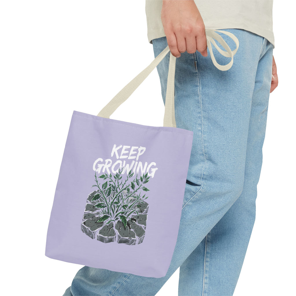 Keep Growing Tote Bag — Inspirational Plant Shopper Tote