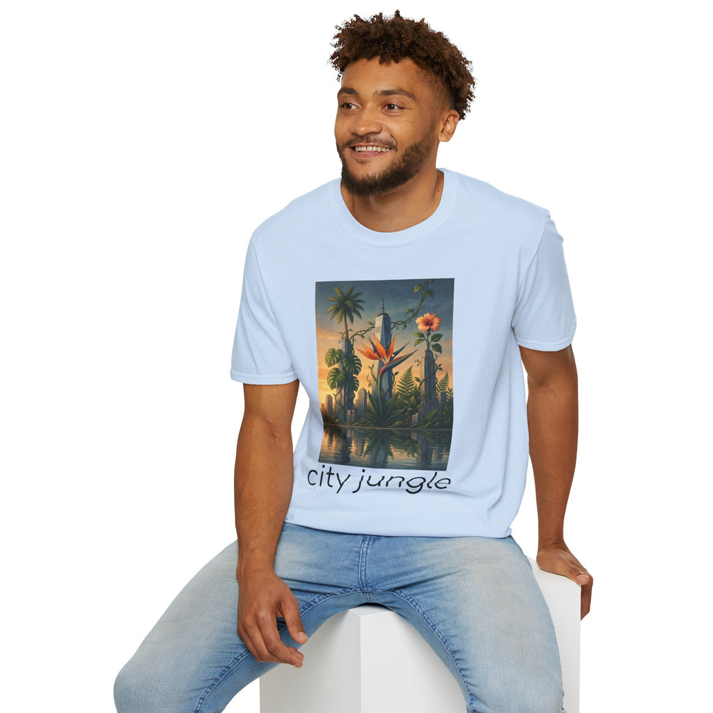City Jungle T-Shirt — Tropical Botanical Skate-Inspired Tee