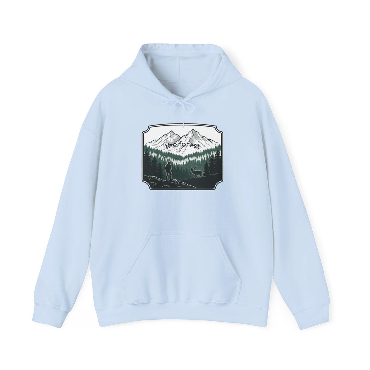 Adventure Hoodie - 'We are Forest' Mountain & Pine Woodland Graphic Hoodie