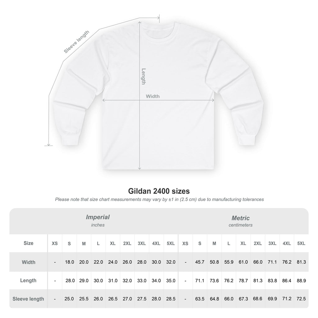 Long Sleeve Tee — "You Are Enough" Positive Affirmation Shirt