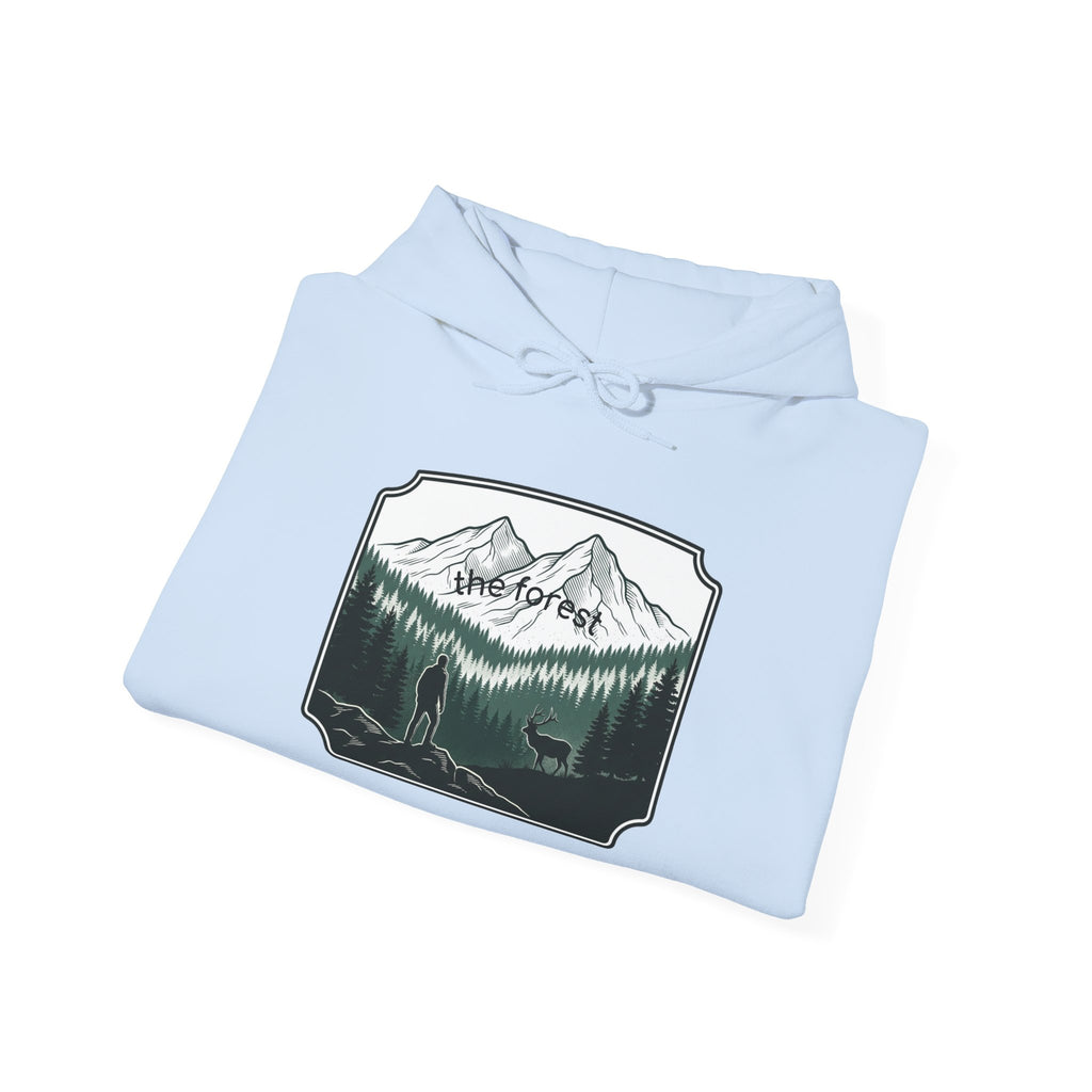 Adventure Hoodie - 'We are Forest' Mountain & Pine Woodland Graphic Hoodie