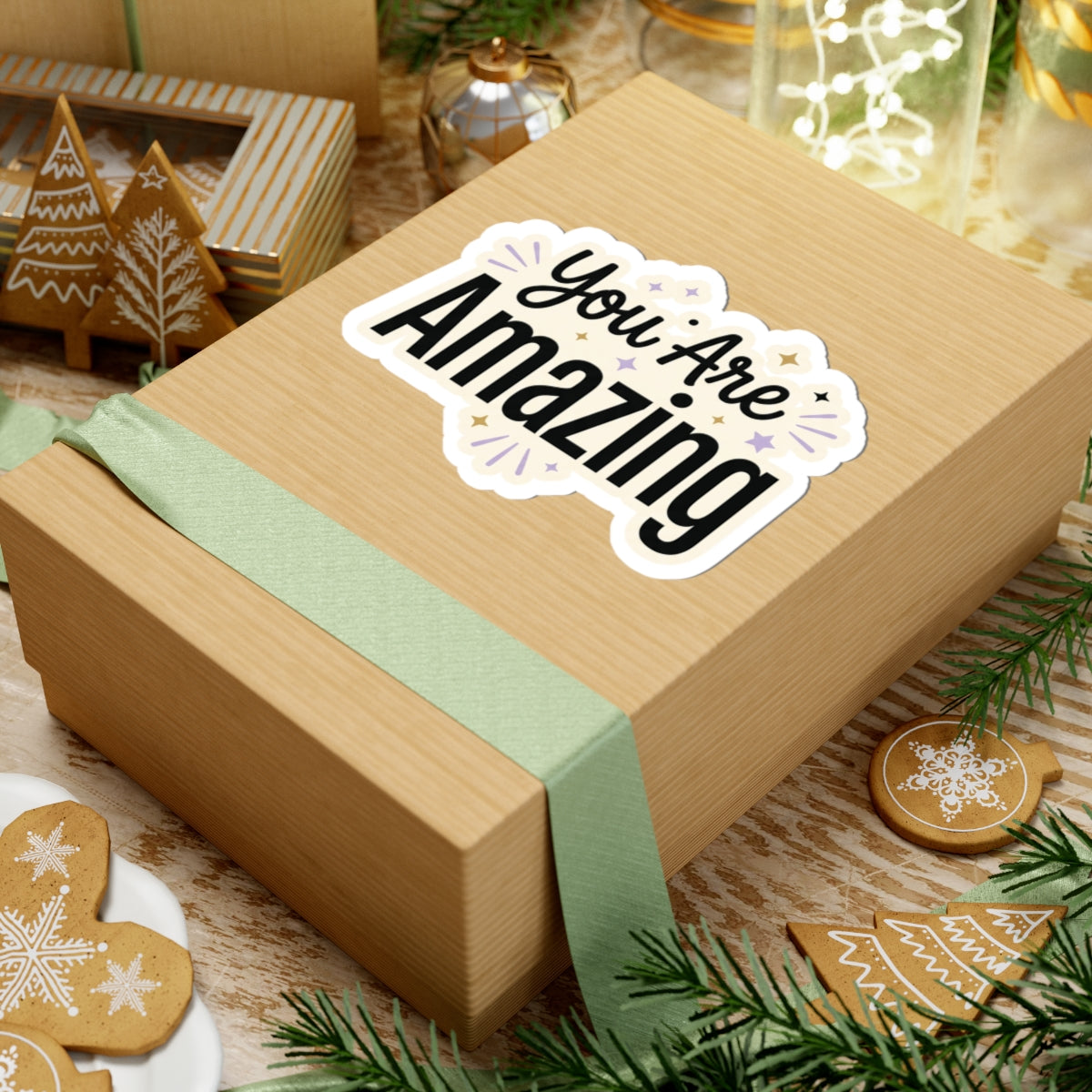 You Are Amazing Sticker — Motivational Kiss-Cut Vinyl Decal for Laptops, Water Bottles & Gifts