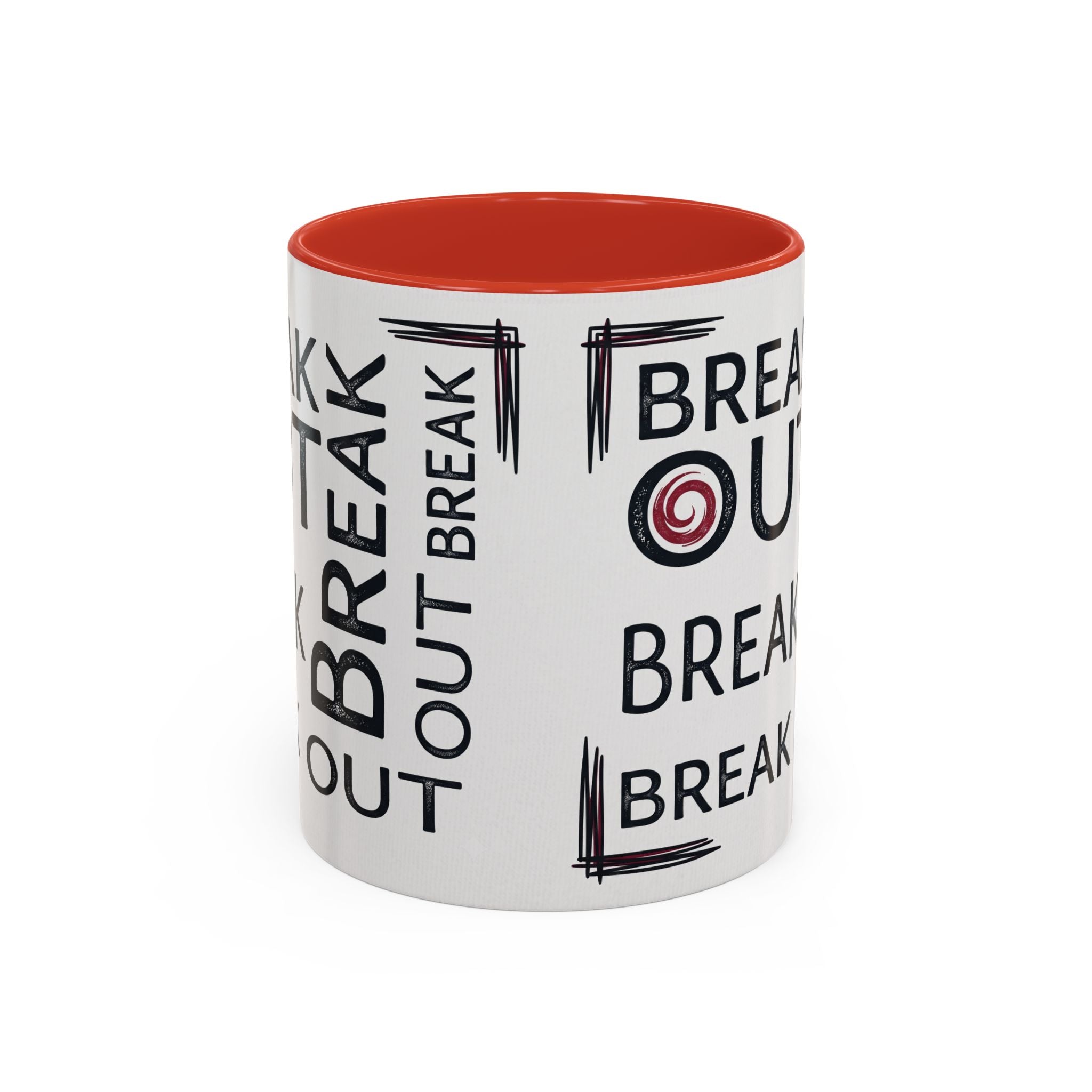 Break Out Coffee Mug — Motivational Accent Mug (11/15 oz)