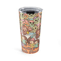 Cute Baby Alien & Animal Friends 20oz Travel Tumbler — 'Friends Fun' Insulated Cup