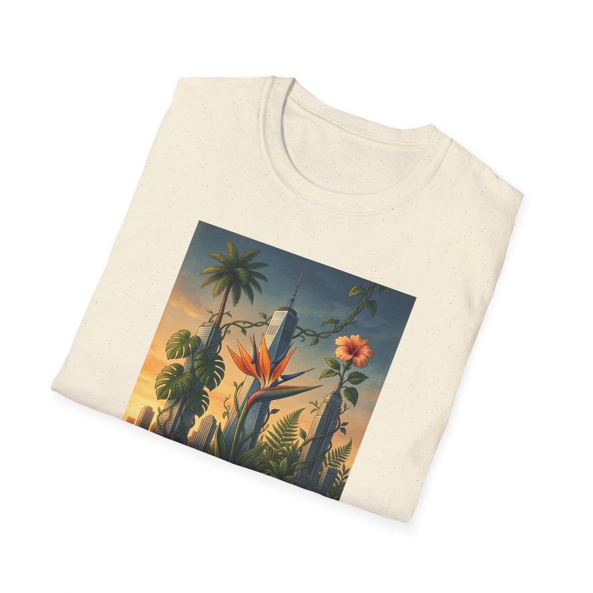 City Jungle T-Shirt — Tropical Botanical Skate-Inspired Tee