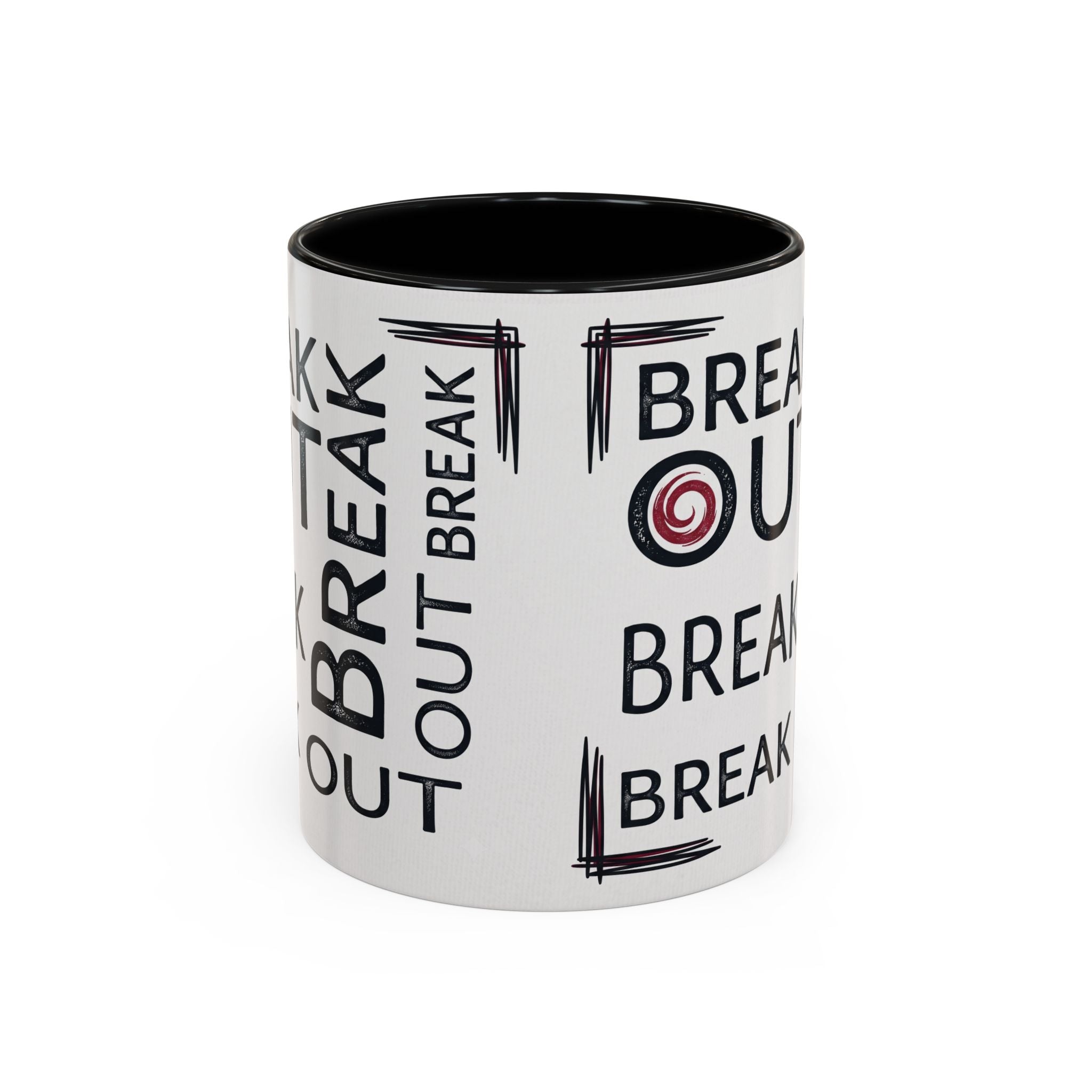 Break Out Coffee Mug — Motivational Accent Mug (11/15 oz)