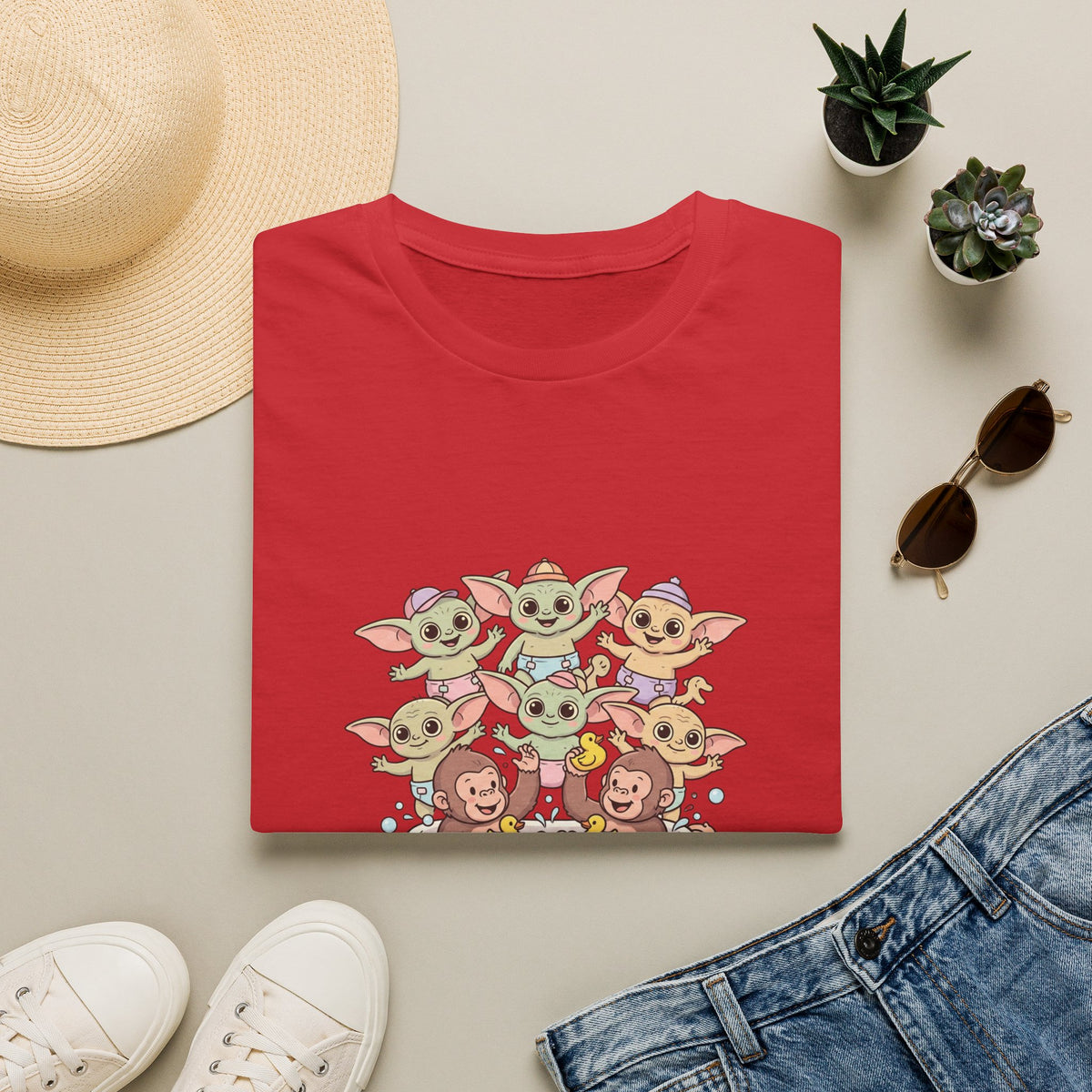T-Shirt — "Friends with Funimals" Cute Cartoon Pets Graphic Tee