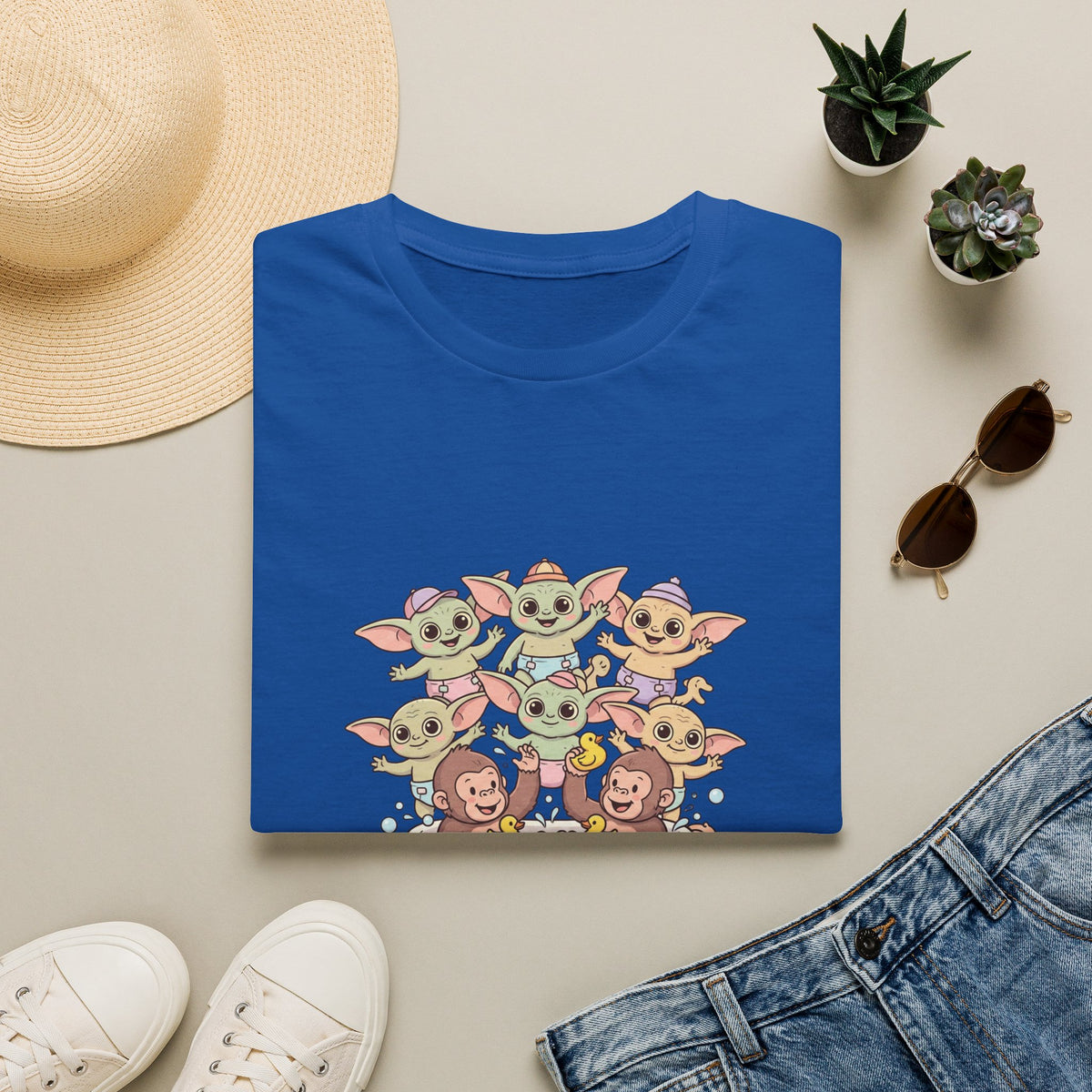 T-Shirt — "Friends with Funimals" Cute Cartoon Pets Graphic Tee