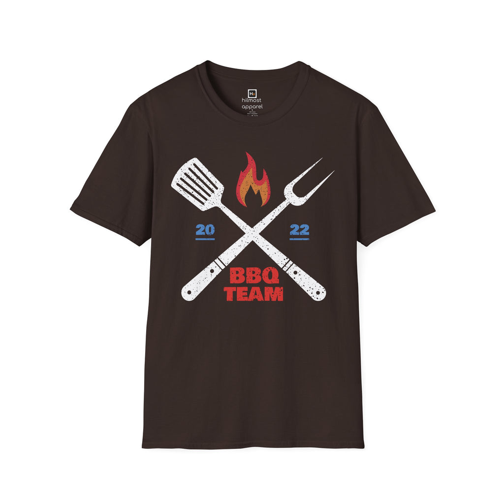 BBQ Team T-Shirt 2022 — Flame Logo Grilling Tee