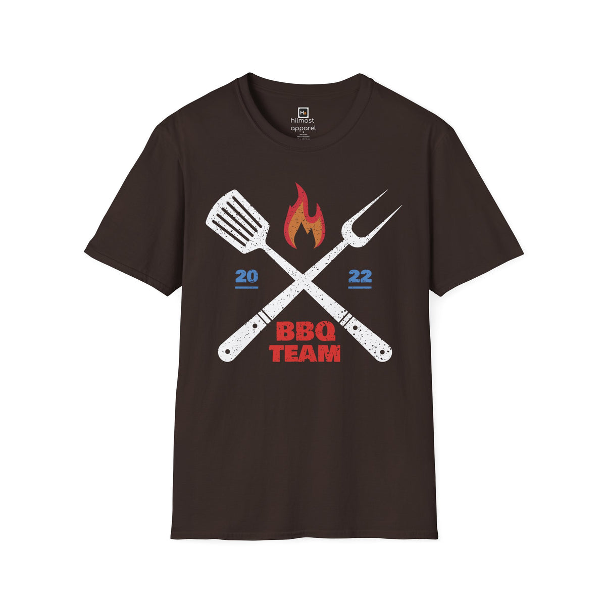 BBQ Team T-Shirt 2022 — Flame Logo Grilling Tee