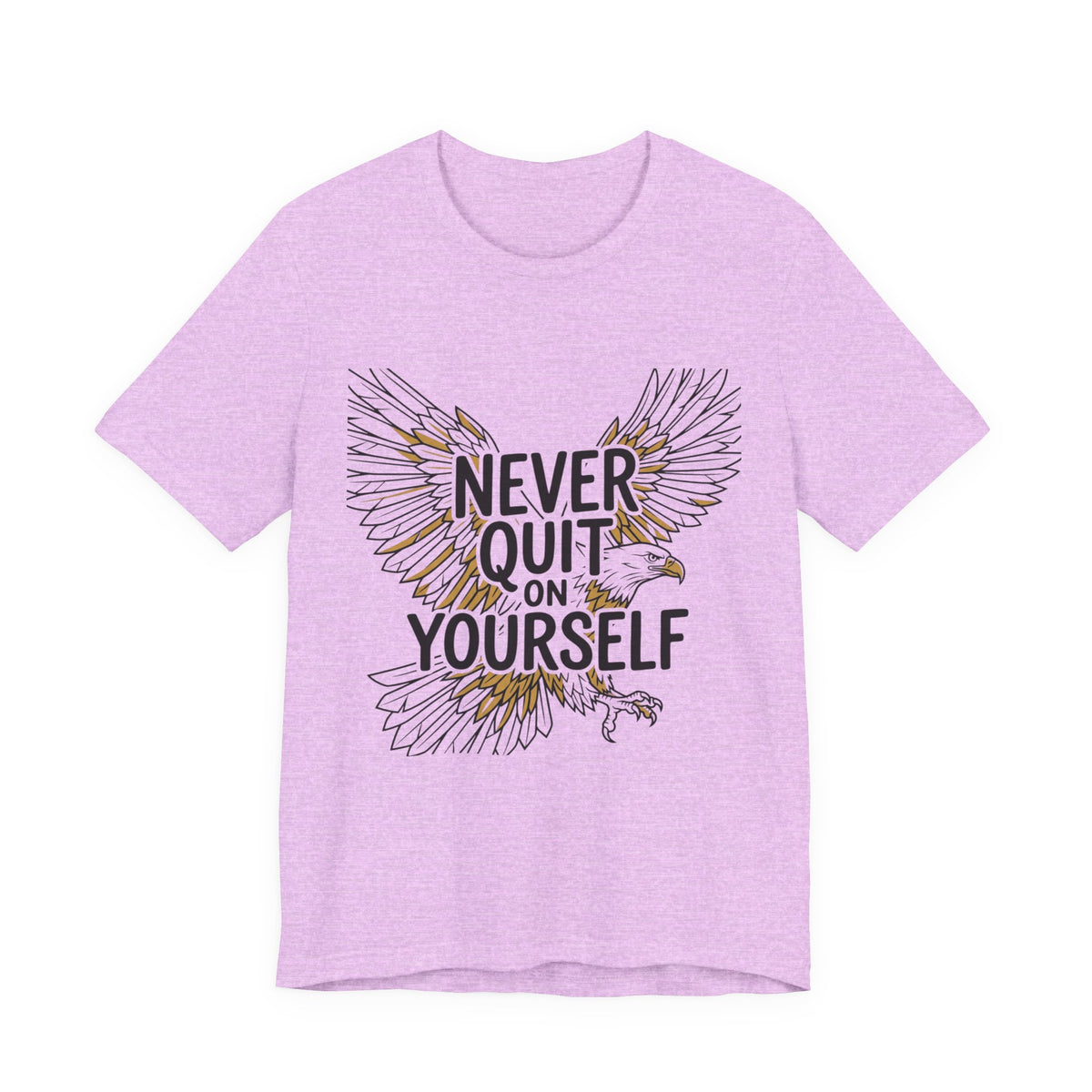 Never Quit On Yourself Eagle Tee — Inspirational Motivational T-Shirt