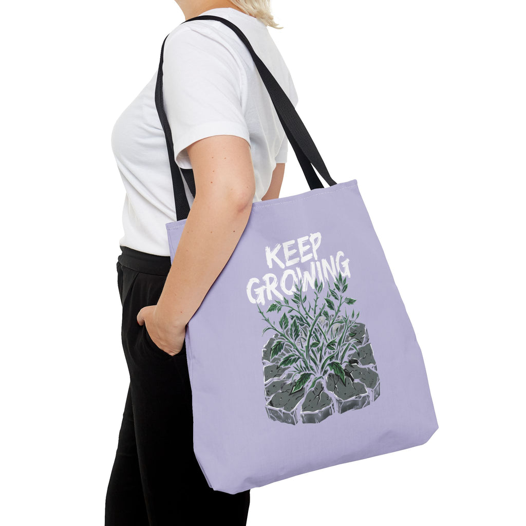 Keep Growing Tote Bag — Inspirational Plant Shopper Tote