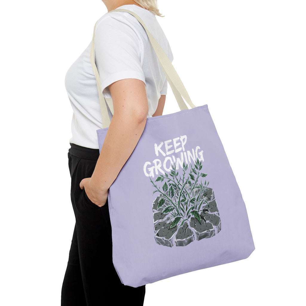 Keep Growing Tote Bag — Inspirational Plant Shopper Tote