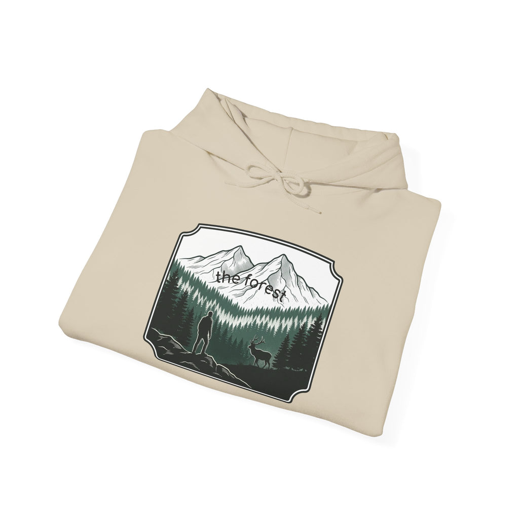 Adventure Hoodie - 'We are Forest' Mountain & Pine Woodland Graphic Hoodie