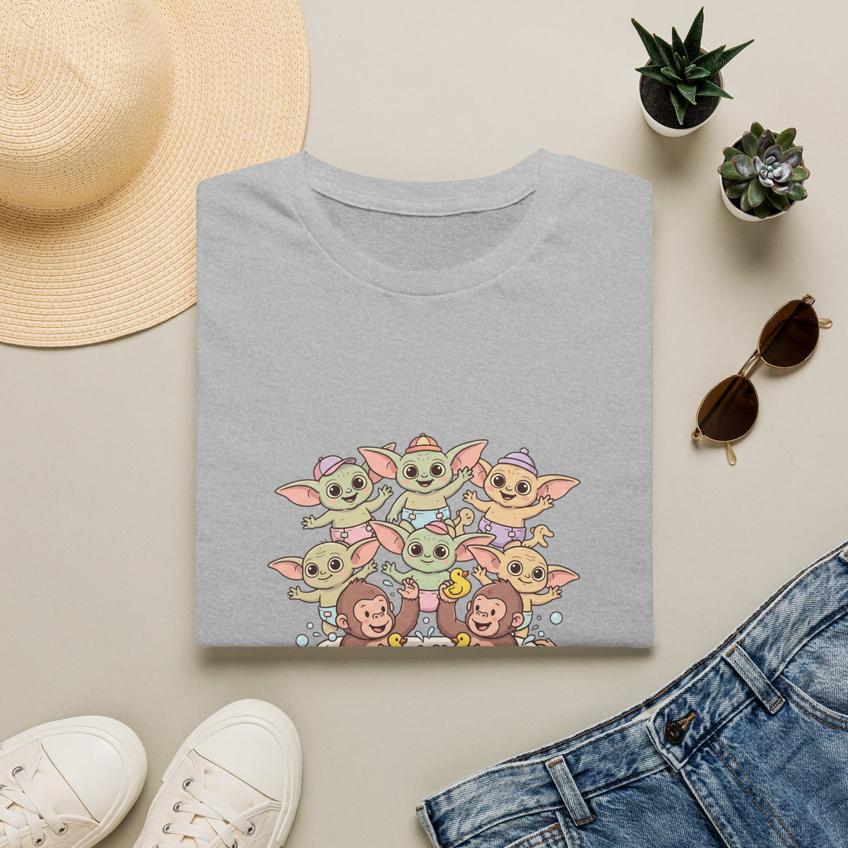 T-Shirt — "Friends with Funimals" Cute Cartoon Pets Graphic Tee