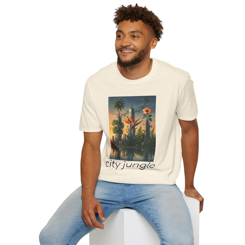 City Jungle T-Shirt — Tropical Botanical Skate-Inspired Tee